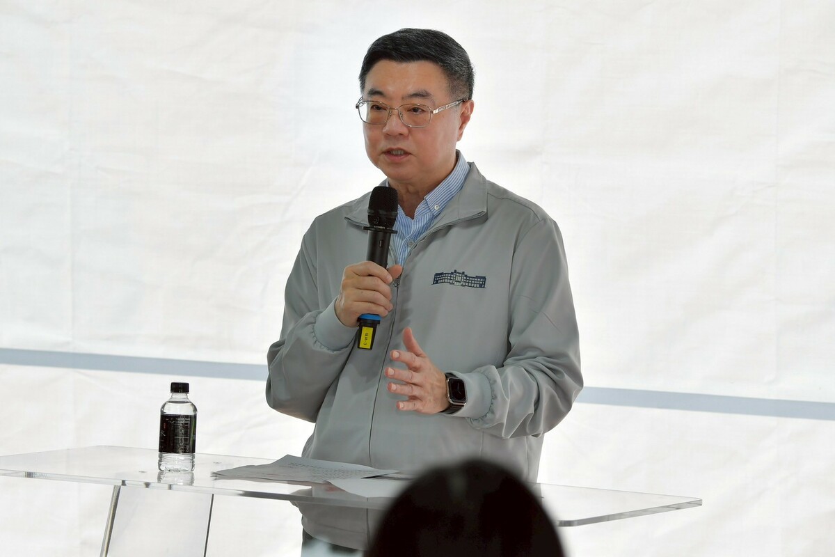 行政院長卓榮泰視察「曾文溪排水治理及防汛整備工作」 圖：行政院提供