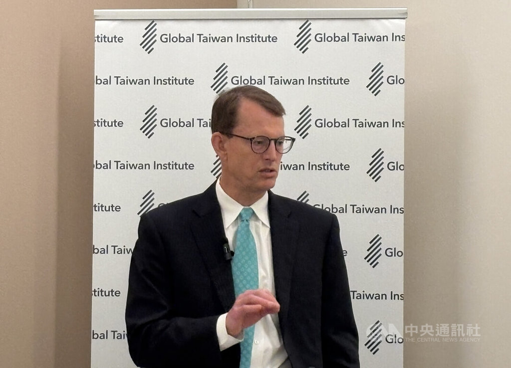 前美國海軍情報局指揮官史都德曼立場友台，據報2020年擔任印太司令部負責情報的J2部門指揮官時低調訪台。攝於4月24日。中央社記者鍾佑貞華盛頓攝 114年6月16日 圖：中央社提供