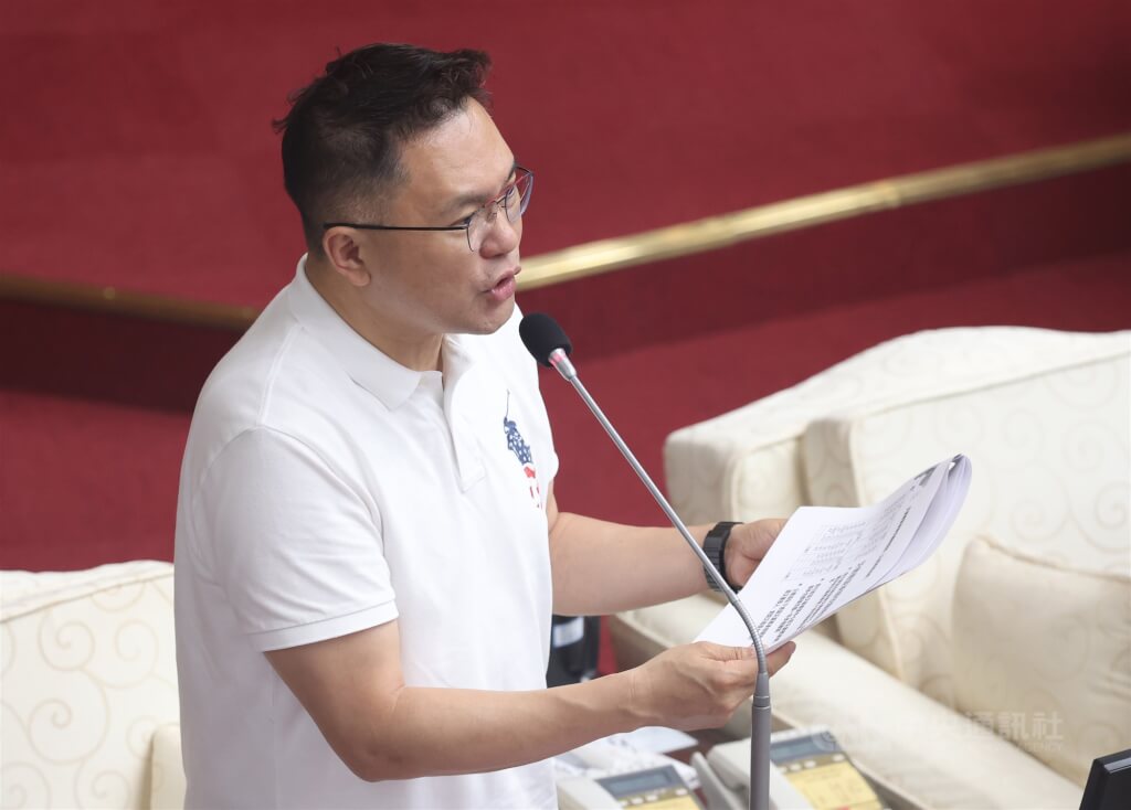 國民黨台北市議員張斯綱。（中央社檔案照片）