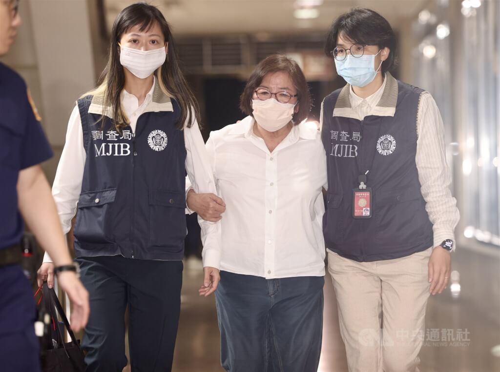 國民黨台北市黨部主委黃呂錦茹（中）。（中央社檔案照片）