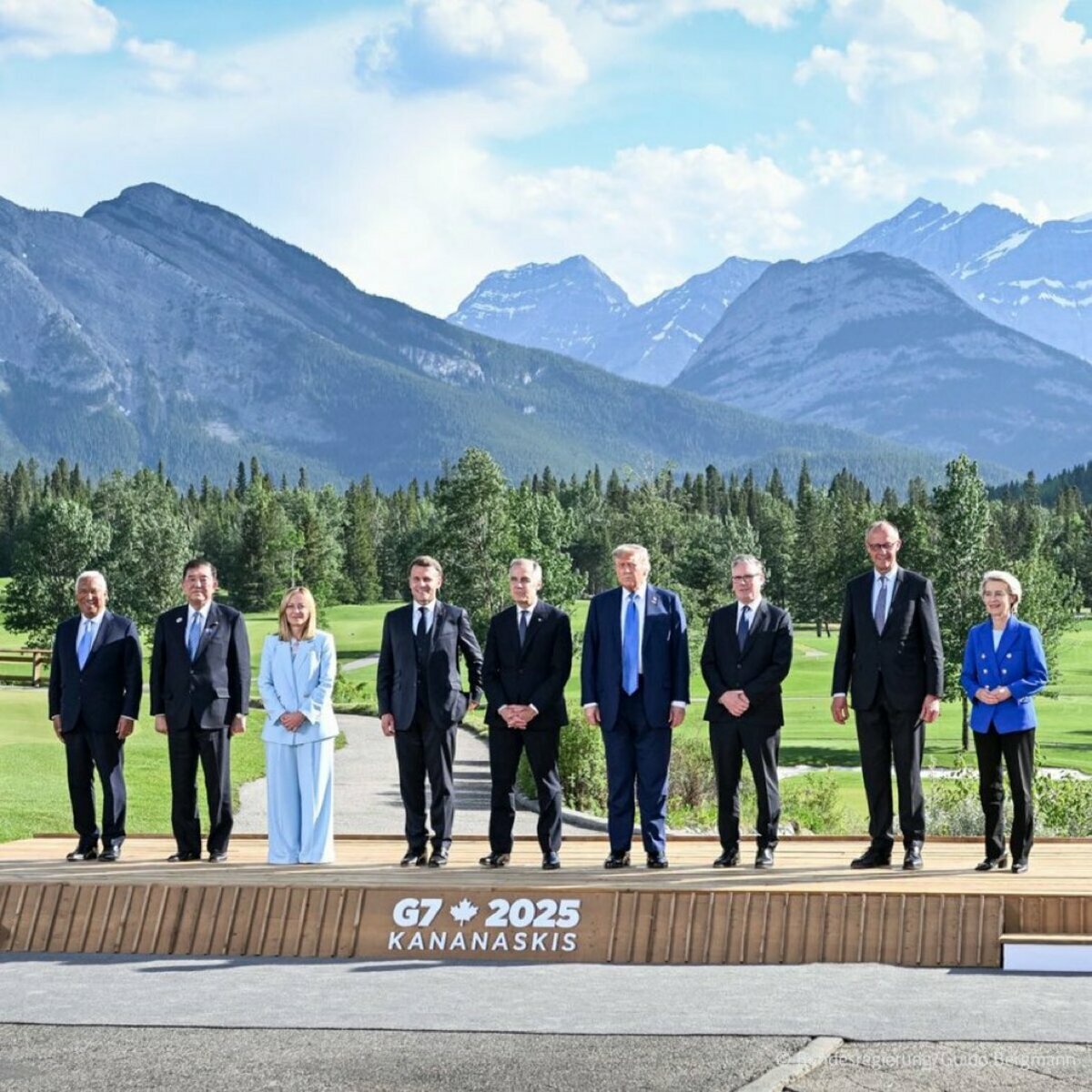 七國集團（G7）17 日於加拿大阿爾伯塔省卡納納斯基斯（Kananaskis）結束為期兩天的峰會，會後發布六項聯合聲明，涵蓋關鍵礦產、人工智慧、野火防治、量子科技、移民偷渡與跨國壓迫等議題。 圖:翻攝自X帳號@tanmoyofc