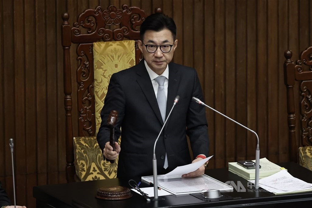 圖為立法院副院長江啟臣。（中央社檔案照片）