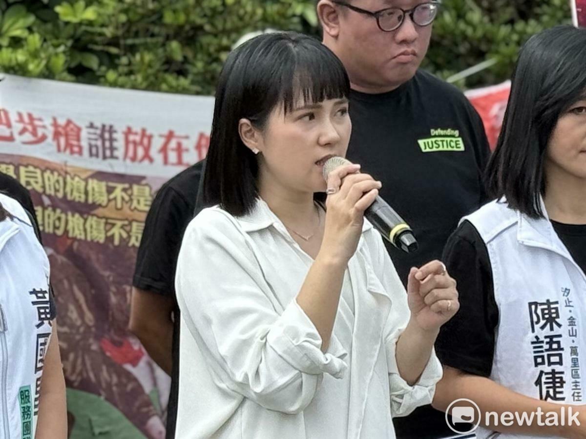 民眾黨發言人吳怡萱。 圖：周煊惠 / 攝（資料照）