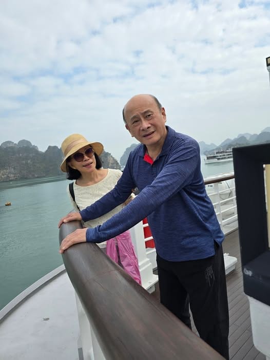 林靜芸表示，林芳郁病況穩定漸進改善，因內向及恐慌症，將不出席基金會活動，改在家觀看直播。 圖：翻攝自林靜芸臉書專頁