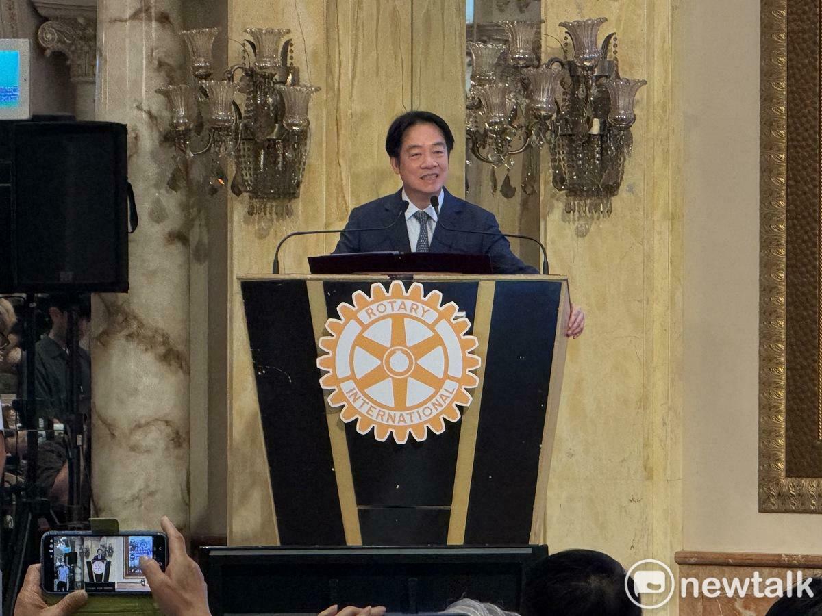 總統賴清德今（22）天出席「團結國家十講」活動。 圖：周煊惠 / 攝