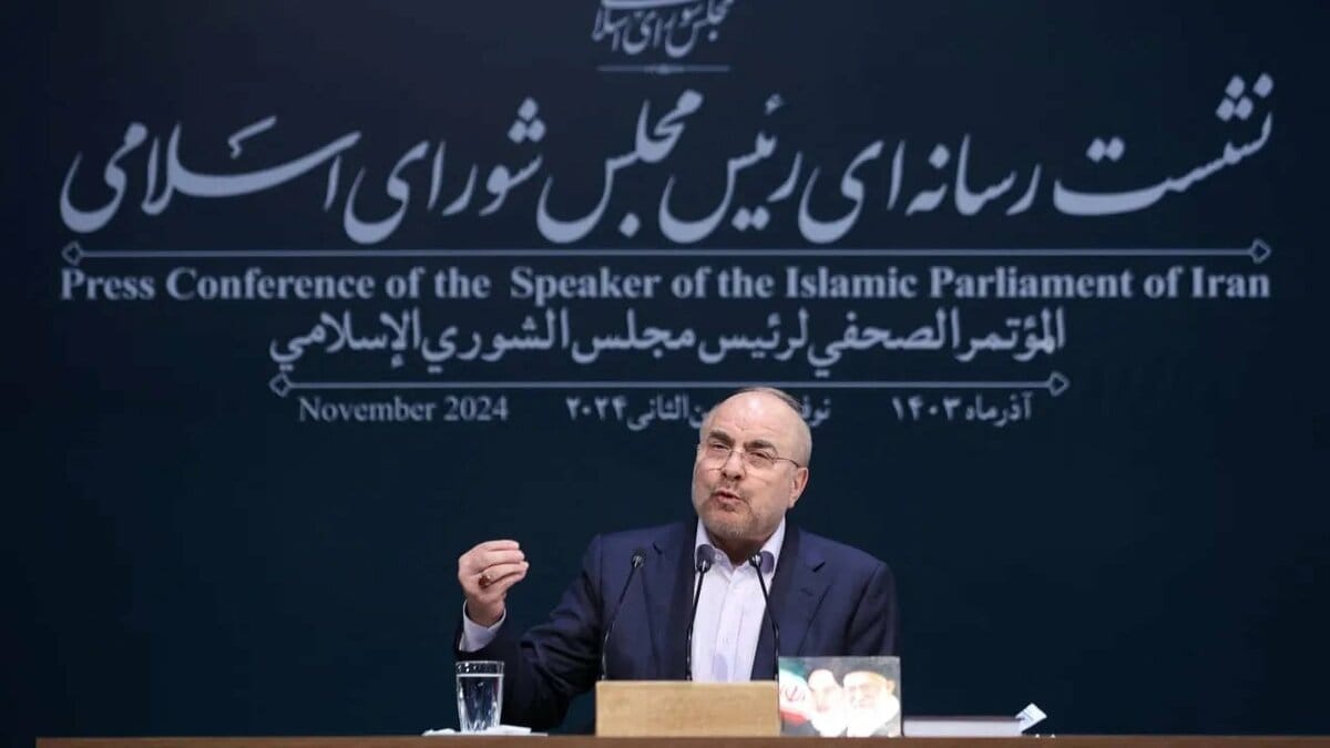 伊朗議會議長加利巴夫（Mohammad-Bagher Ghalibaf）。 圖：擷取自X