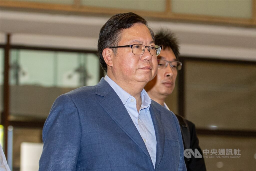 前桃園市長鄭文燦（前）涉華亞科技園區土地開發貪污案。（中央社檔案照片）