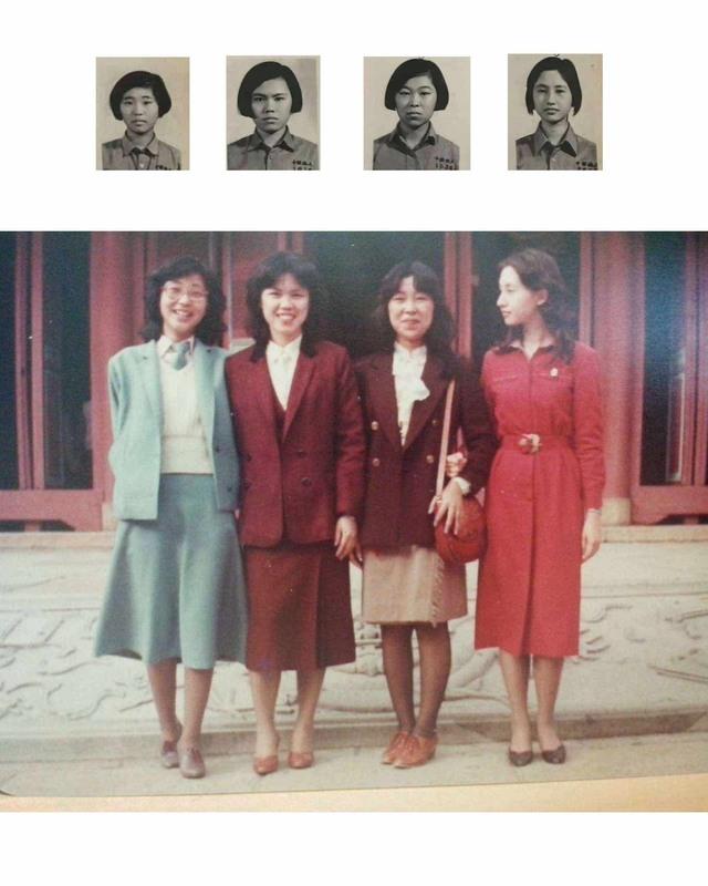 林女士的老同學(右二)借書轉交林女士(右一)跨海找到親人。 圖：台中市政府/提供