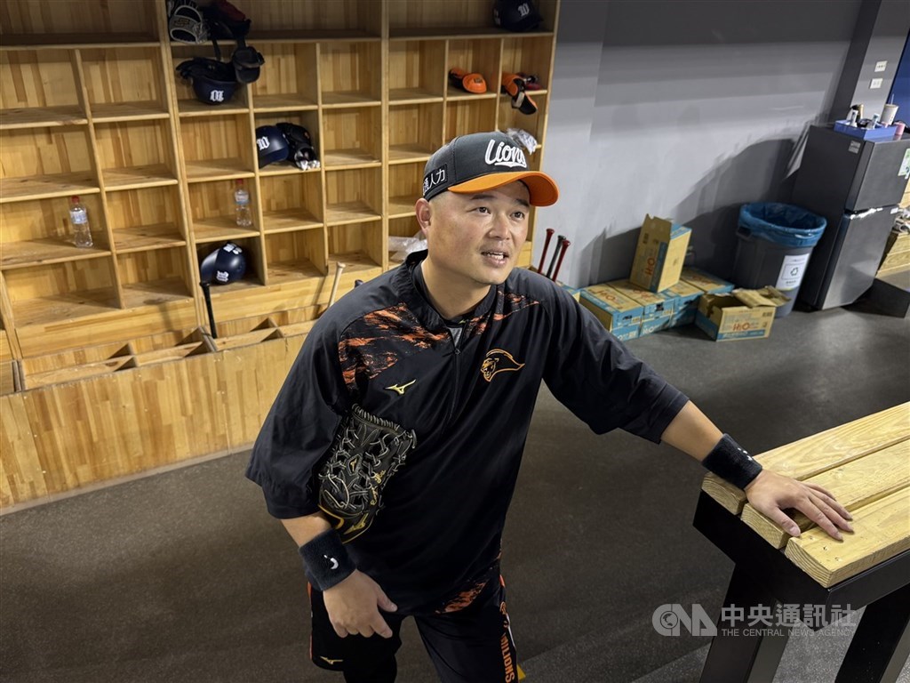 中職統一7-ELEVEn獅隊野手胡金龍（圖）明星賽被放入TEAM TAIWAN隊具傳承意義，他表示驚喜給林智勝想，「我儘量配合。」（中央社檔案照片）