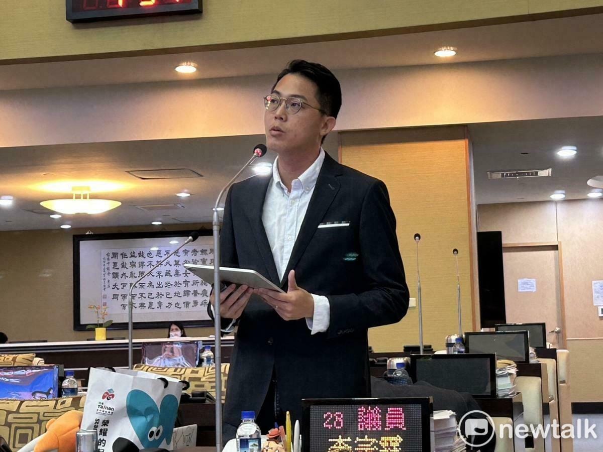 李宗霖表示，感謝一路同行的夥伴們，容他先說聲抱歉，未來他不會加入民進黨，而是會以無黨籍身分尋求連任下屆南市議員，退黨與交接程序預計處理到6月底。 圖：台灣基進提供