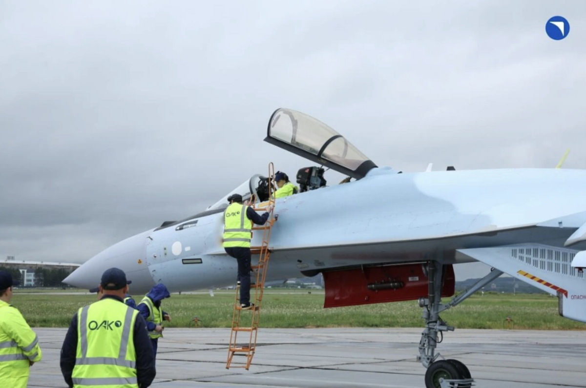 俄羅斯蘇愷-35S（Su-35S）戰機近照。 圖：翻攝自零度Military