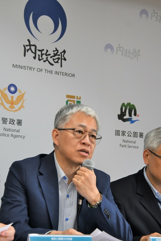 內政部常務次長吳堂安今（26）天主持部務會報後記者會。 圖：內政部提供
