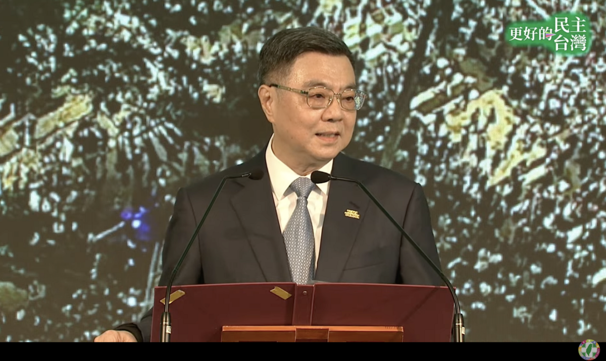 卓榮泰說，現在是在野黨控制亂刪預算、破壞憲政的國會。 圖：翻攝自民進黨YT