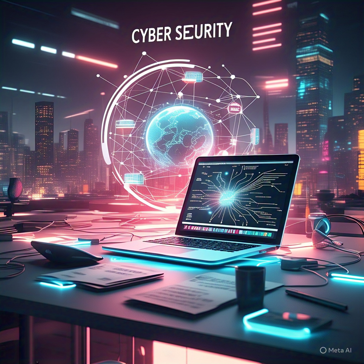 網路威脅日益嚴重。 圖/取自cyber shield臉書粉專