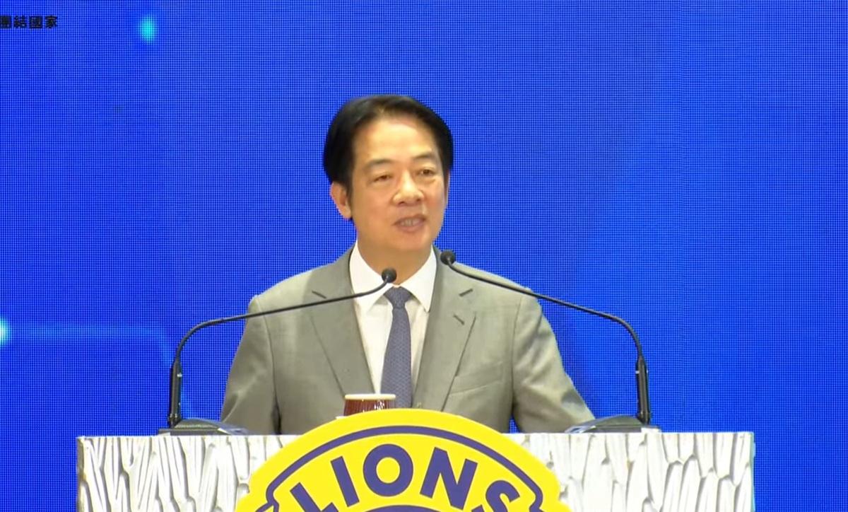 總統賴清德於新竹發表「團結國家十講」的第三講。 圖：擷取自賴清德Youtube頻道