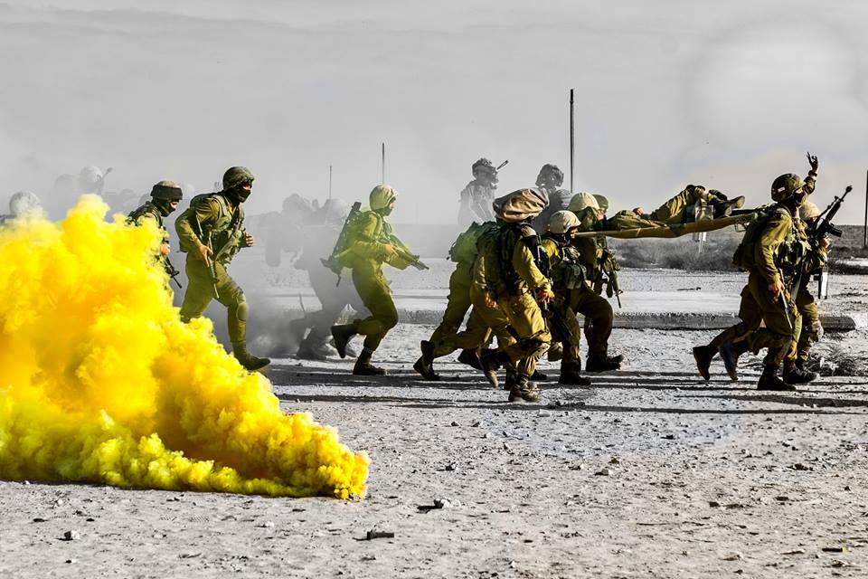 以色列國防軍枕戈待旦，密集進行軍事演習，隨時準備應付黎巴嫩真主黨的侵略。 圖：翻攝以色列國防部臉書