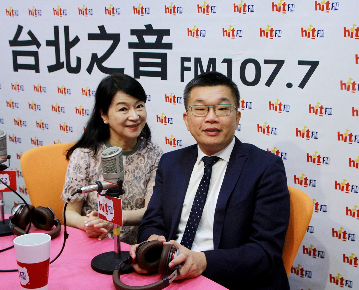立法院副院長蔡其昌今天上午接受《蔻蔻早餐》專訪表示，賴清德與蔡英文之間，沒有「瑜亮情結」。 圖：Hit Fm《蔻蔻早餐》製作單位提供