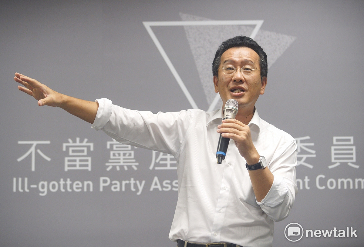 準金管會主委顧立雄強調，自己「沒有被賦予任何政治性任務」。 圖：張良一 /攝