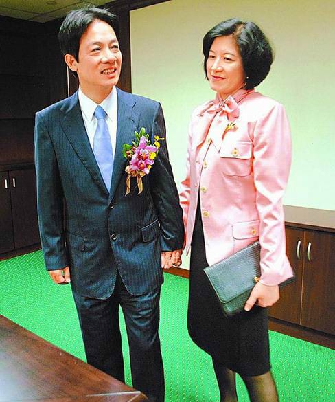 新任行政院長賴清德上任，妻子吳玫如動向備受關注。 圖：翻攝自賴清德臉書