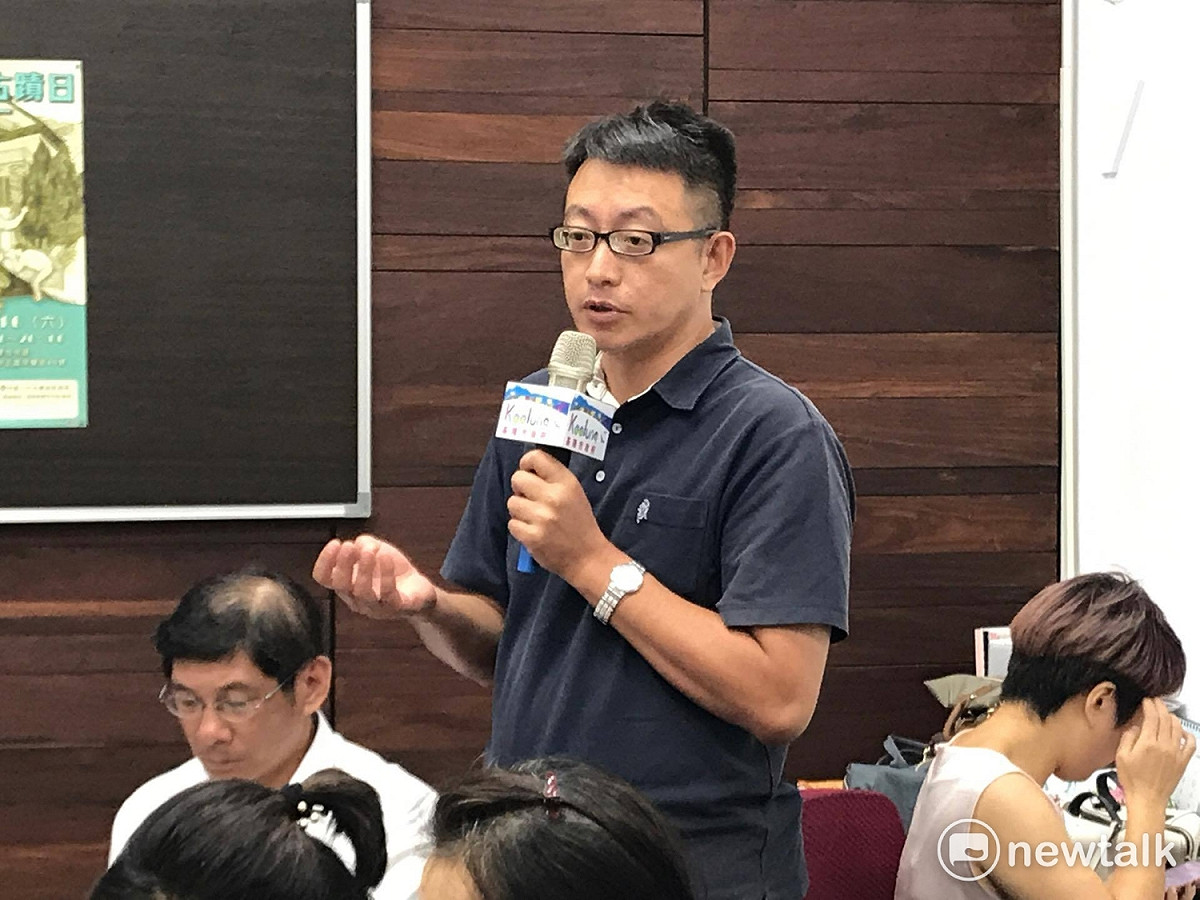 工務處處長張元良提醒，易淹地點包括中山一路、基金一路、復興路212巷等三處。 圖：周煊惠 / 攝