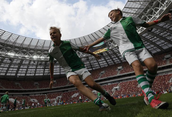 四年一度的世界盃足球賽（FIFA World Cup）即將在俄羅斯舉辦。 圖：達志影像/路透社