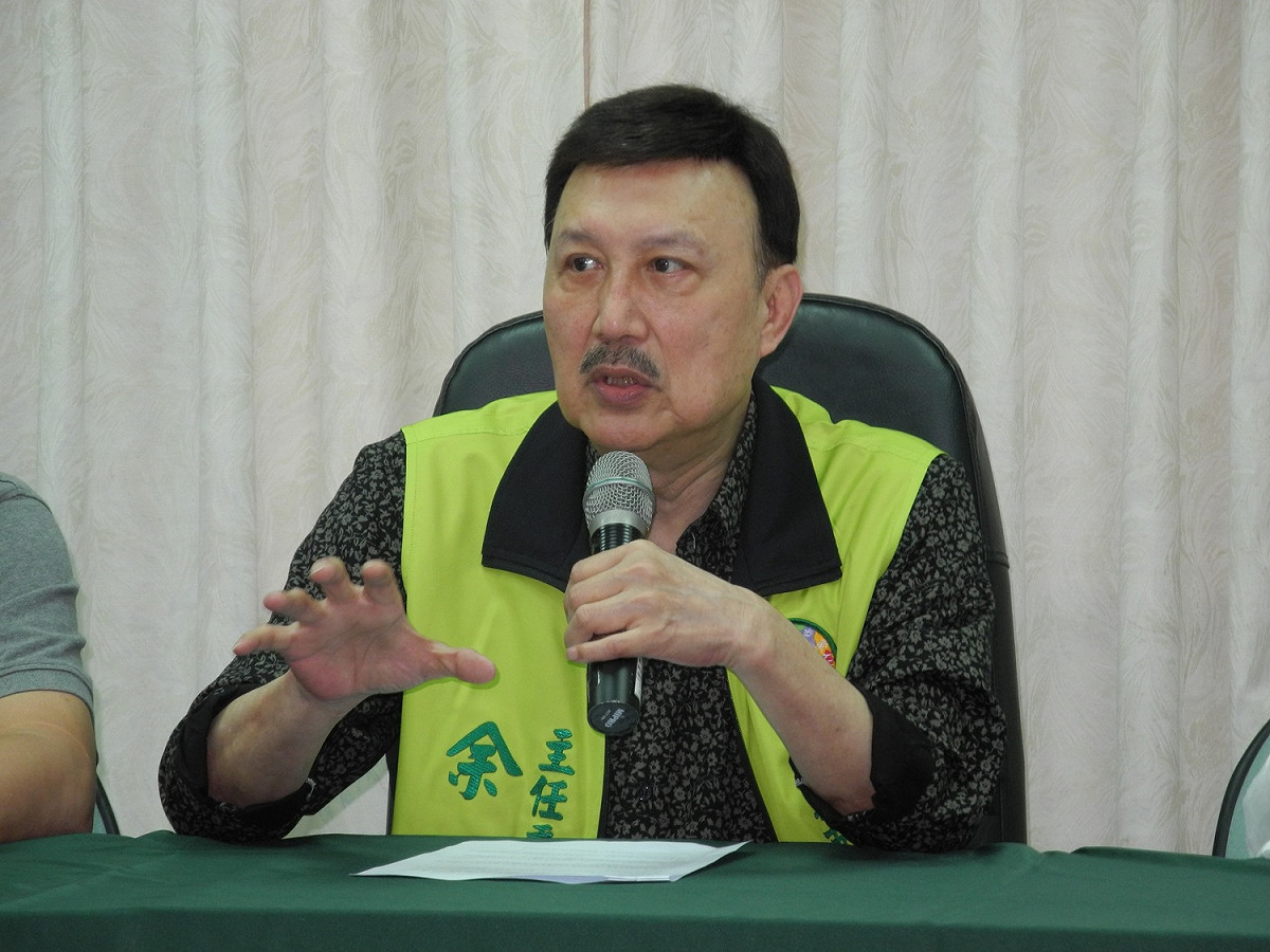 對於民進黨下屆新北市長人選，余天說﹕「如果黨中央真的需要我，卡艱苦嘛愛拚。」 圖：王峻昌/攝
