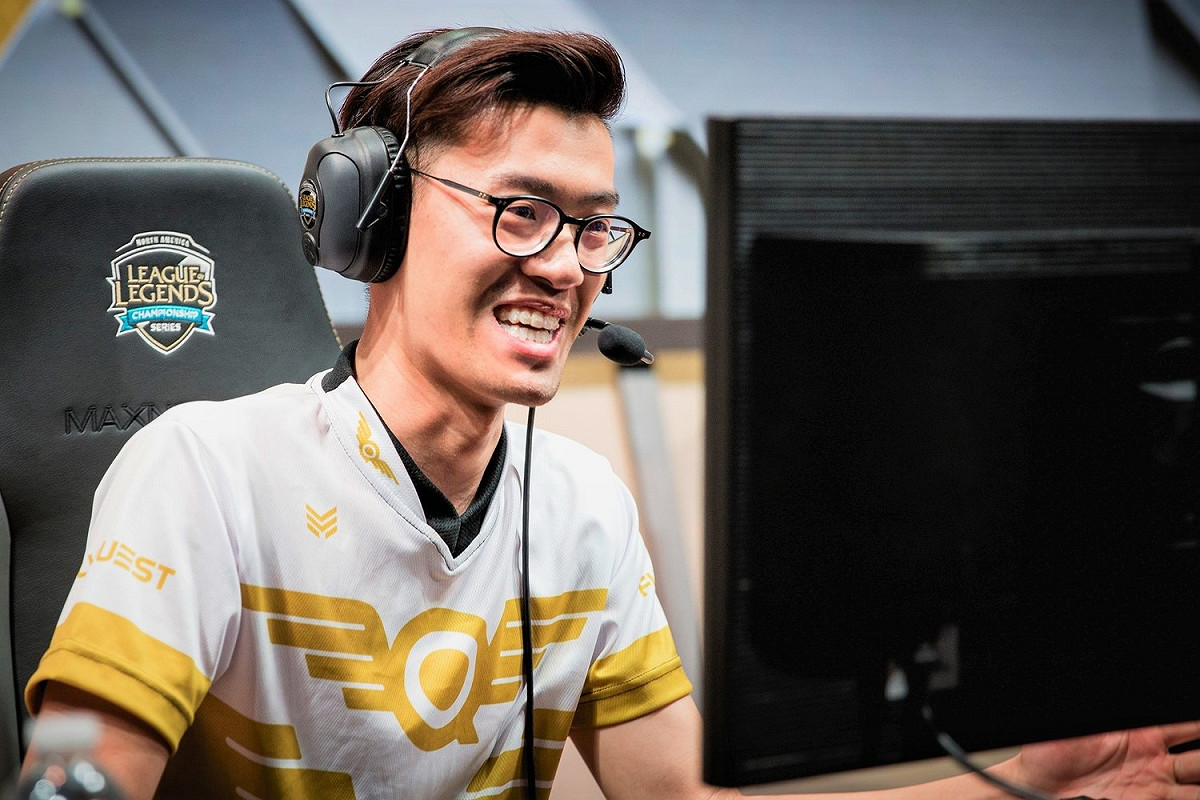 FlyQuest AD選手WildTurtle無緣世界賽，隻身赴韓訓練。 圖：翻攝自 LoL Esports Photos flickr