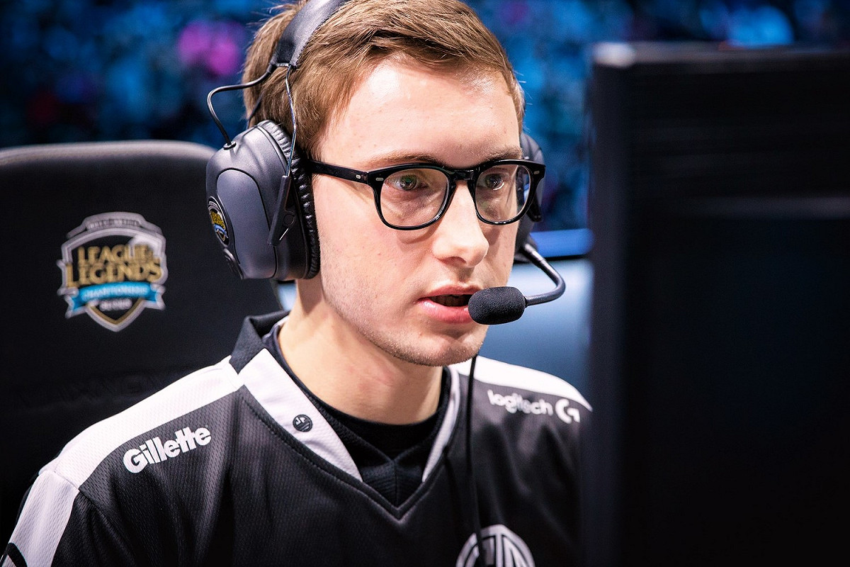 TSM當家中路選手Bjergsen。 圖：翻攝自 LoL Esports Photos flickr