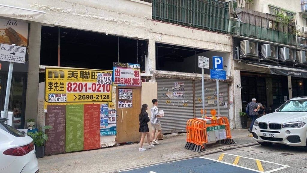 香港國安法實施後，台灣人Michael仍然留港工作。他說，疫情後香港經濟出現很大變化，很多商店結業，包括他以前最愛流連的西環高街幾家餐酒館。 圖：（受訪者提供）中央社