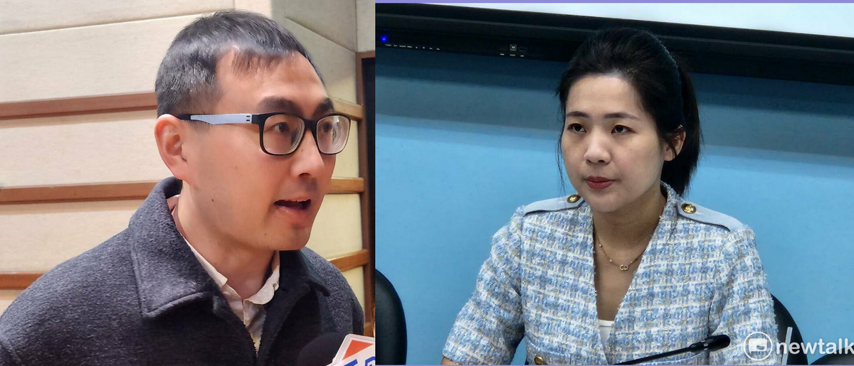 蕭美琴出訪捷克險遭車輛追撞，國民黨立委廖先翔和徐巧芯談竟拿此事揶揄，廖先翔還稱中國這樣有點遜。 圖：黃建豪/攝（新頭殼合成照）