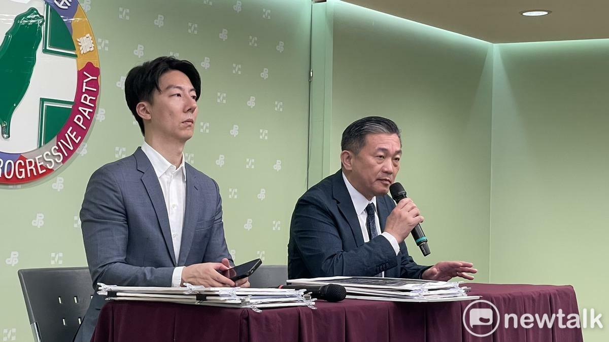民進黨痛批，廖先翔沒資格當立委 圖：高逸帆／攝影