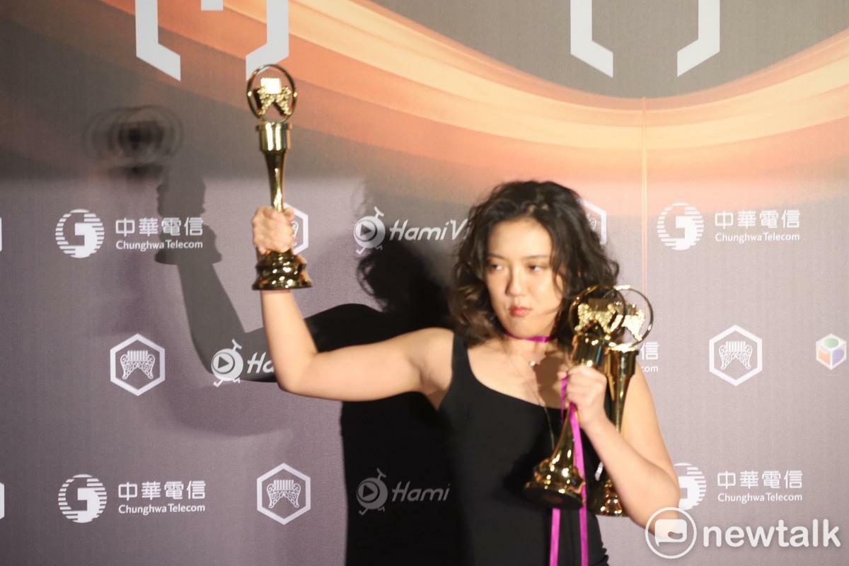 李竺芯在本屆金曲獎一舉奪下年度專輯獎、最佳台語專輯獎、最佳台語女歌手獎等3項大獎，成為最大贏家。 圖：許斯婷／攝