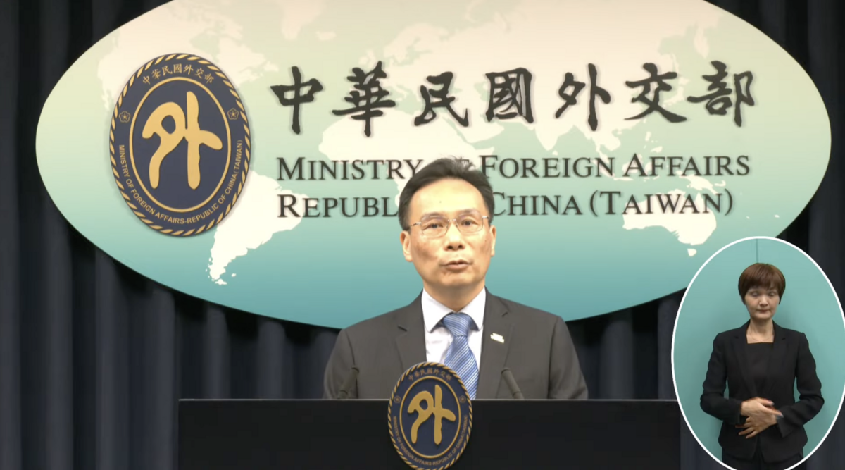外交部亞太司長藍夏禮表示，我國依照正常程序規劃組團參加太平洋島國論壇。 圖：翻攝自外交部YT
