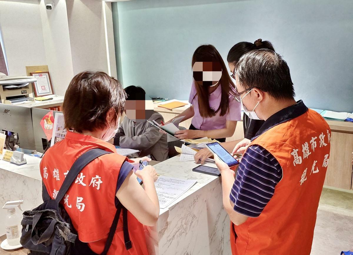 高市觀光局啟動旅宿房價稽查專案。 圖：高雄市觀光局/提供