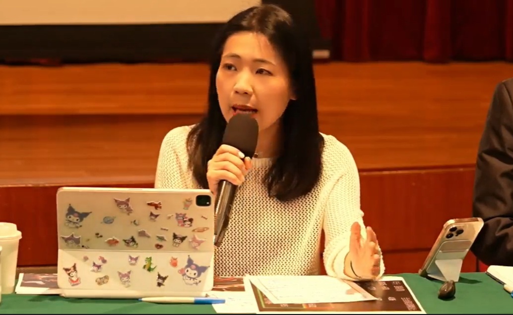 國民黨立委徐巧芯駁斥總統賴清德的國防演說內容。 圖：擷取自趙少康臉書