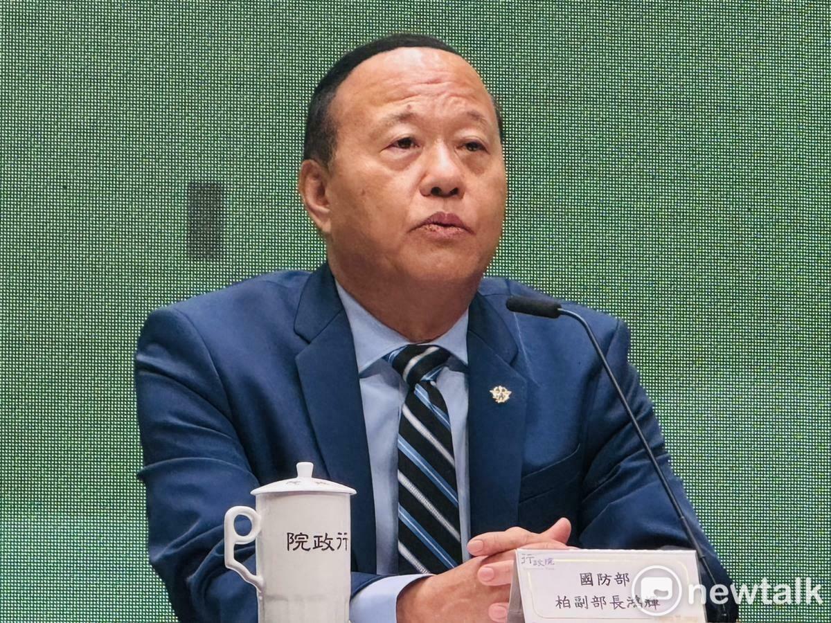 國防部副部長柏鴻輝。 圖：謝莉慧/攝
