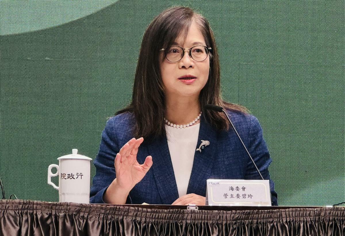 海委會主委管碧玲。 圖：謝莉慧/攝