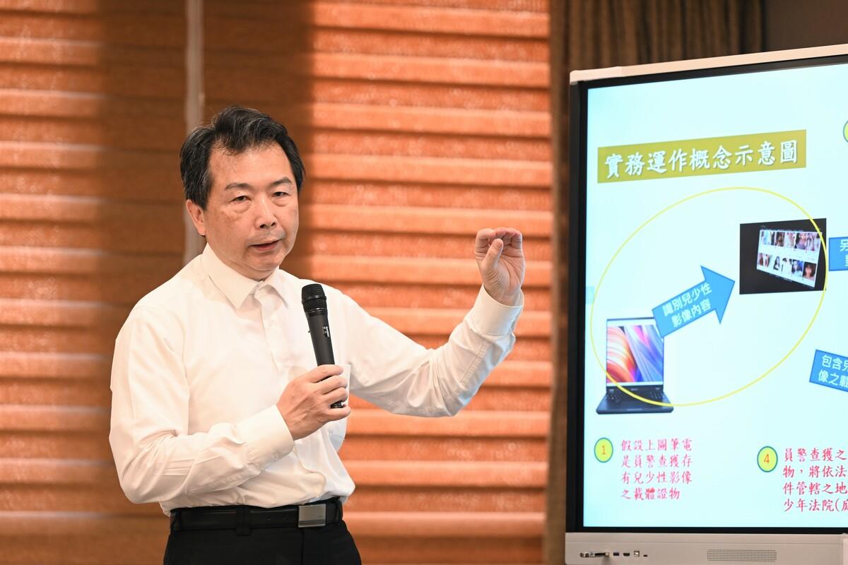 警政署科長林書立。 圖：內政部提供