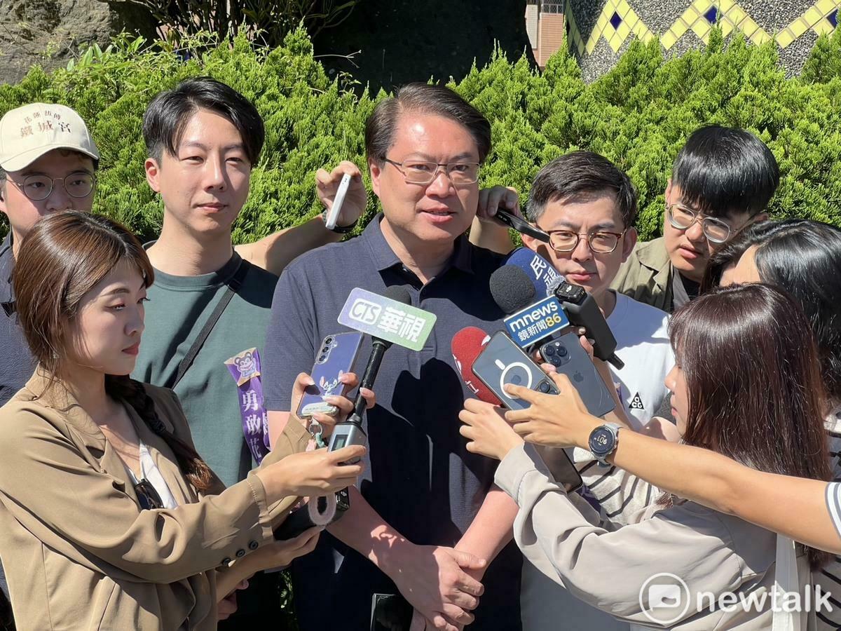 林右昌說，傅崐萁如引清兵入關的現代吳三桂。 圖：高逸帆／攝影