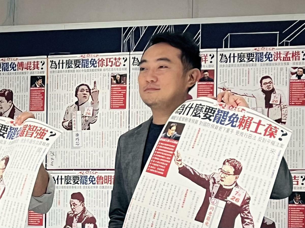 韓國瑜自創「院長休息室溝通」，《沃草》營運長洪國鈞批評，立院倒退30年黑箱再現。 圖：金大鈞/攝