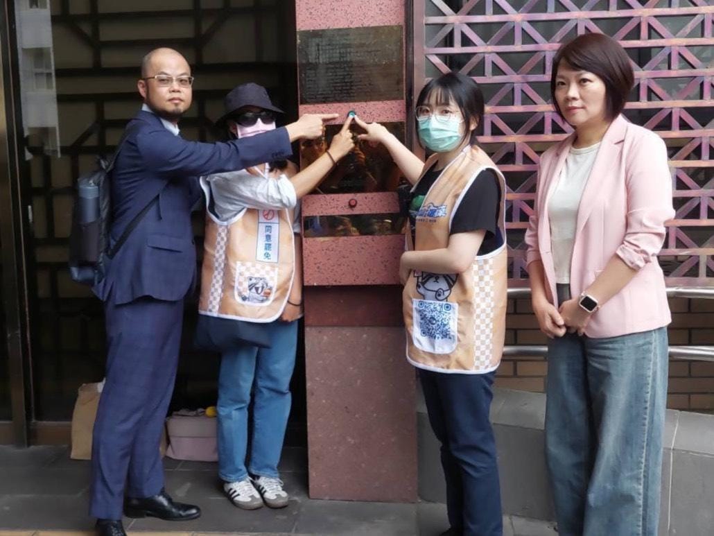 面對暴力攻擊，罷免藍委賴士葆的罷團「文山退葆」今正式提告，並喊話賴士葆譴責暴力。 圖：「文山退葆」／提供