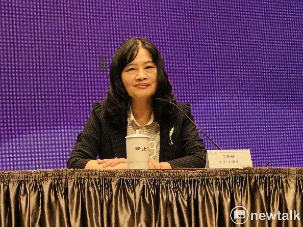 行政院災害防治辦公室主任王怡文。 圖：謝莉慧/攝