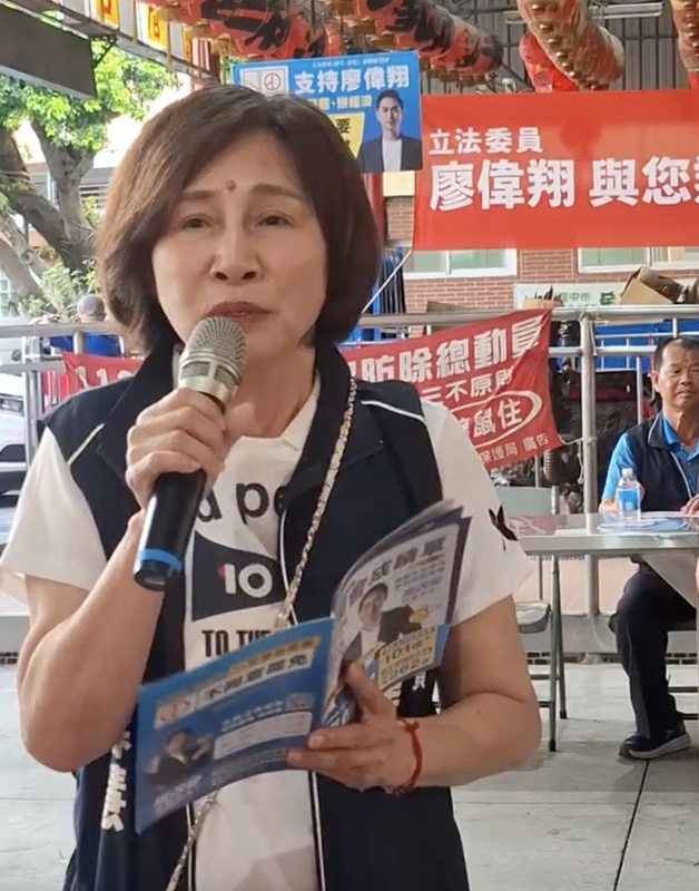 黃馨慧是廖偉翔的媽，反罷力道特別強勁。 圖：國民黨團/提供