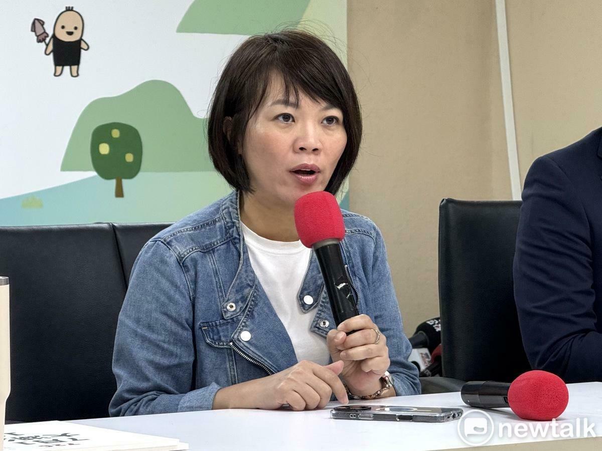 民進黨台北市議員簡舒培。 圖：周煊惠 / 攝（資料照）