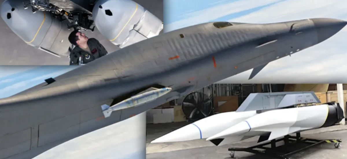 美空軍「B-1B 外掛重型武器掛架計畫」（示意圖）。 圖：擷取自《騰訊網》