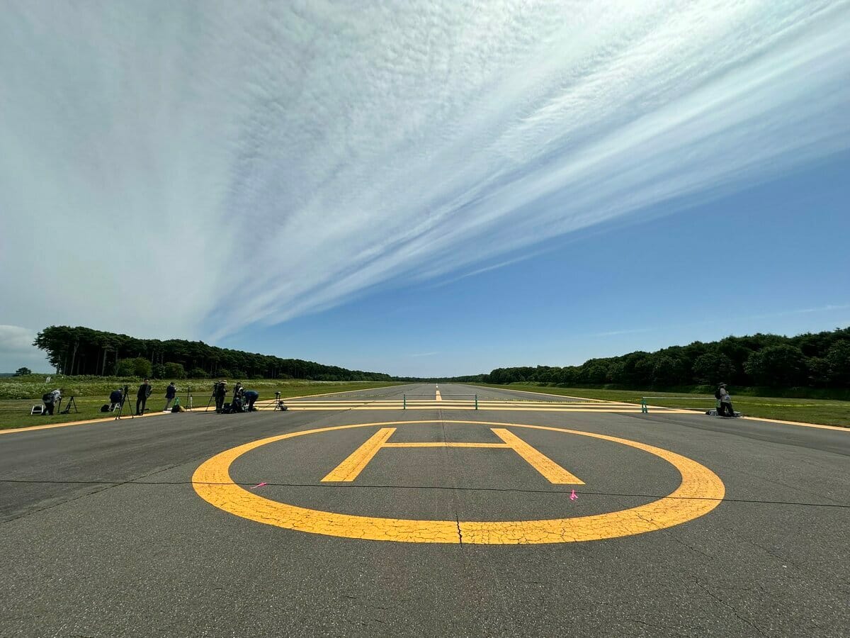 「VP01」火箭於當地時間上午 11 時 40 分從北海道太空港（Hokkaido Spaceport）發射。 圖：翻攝自 X