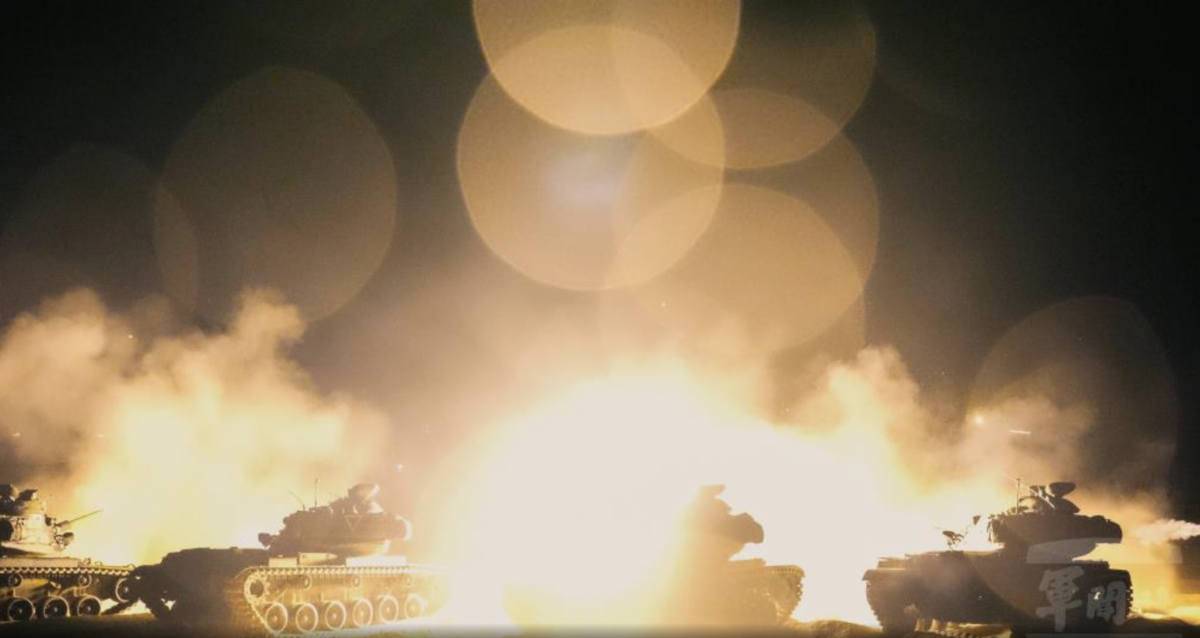 M60A3戰車實施灘岸火殲。 圖：軍聞社提供