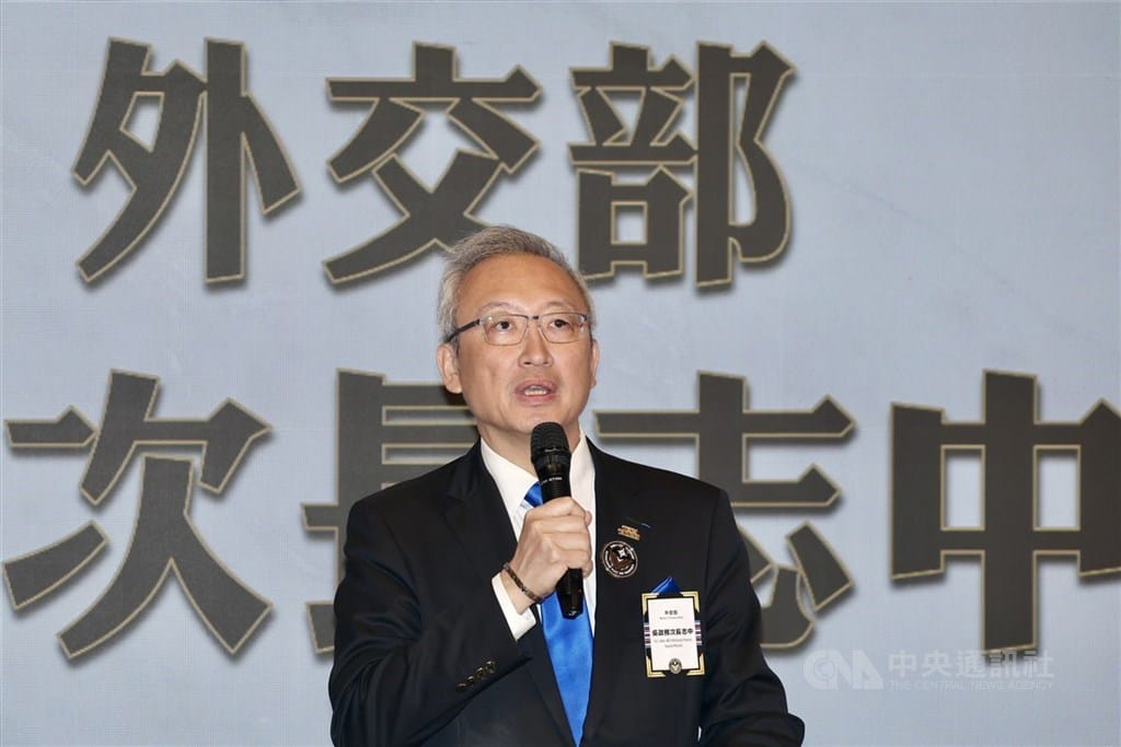外交部次長吳志中。（中央社檔案照片） 圖：中央社提供