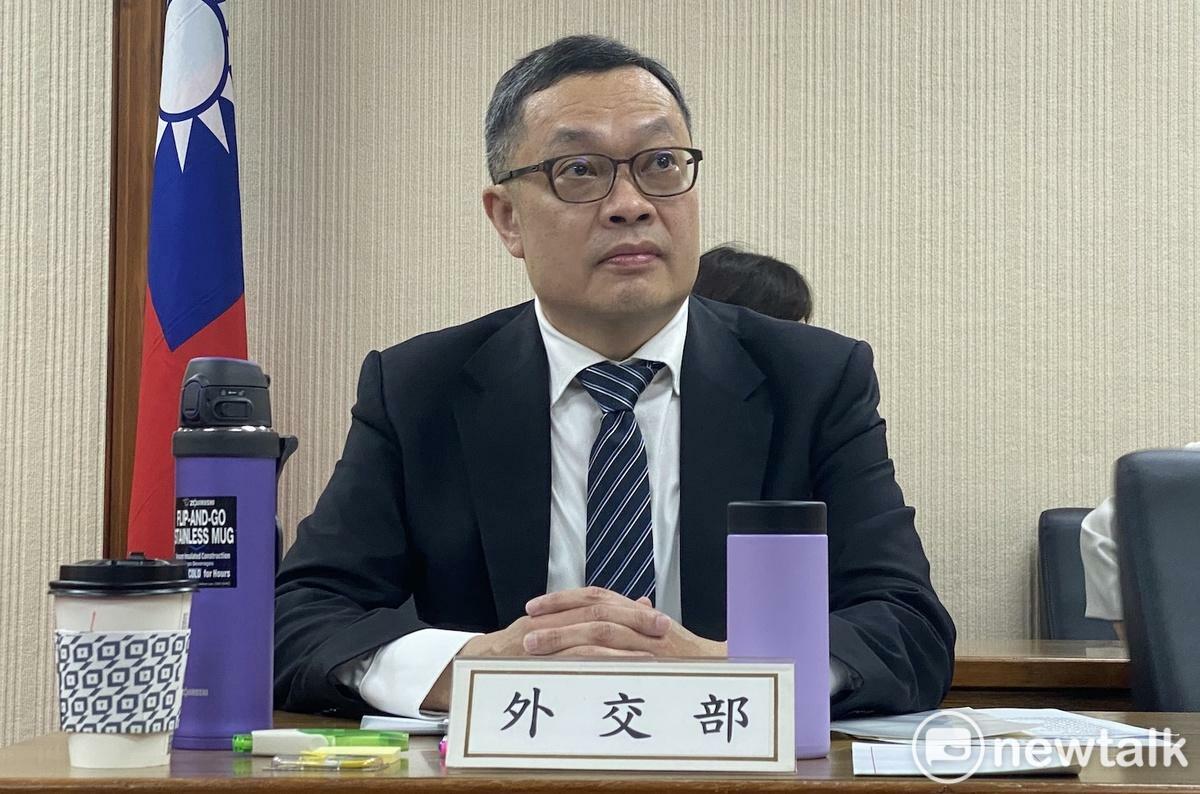 外交部政次陳明祺。 圖：林朝億/攝