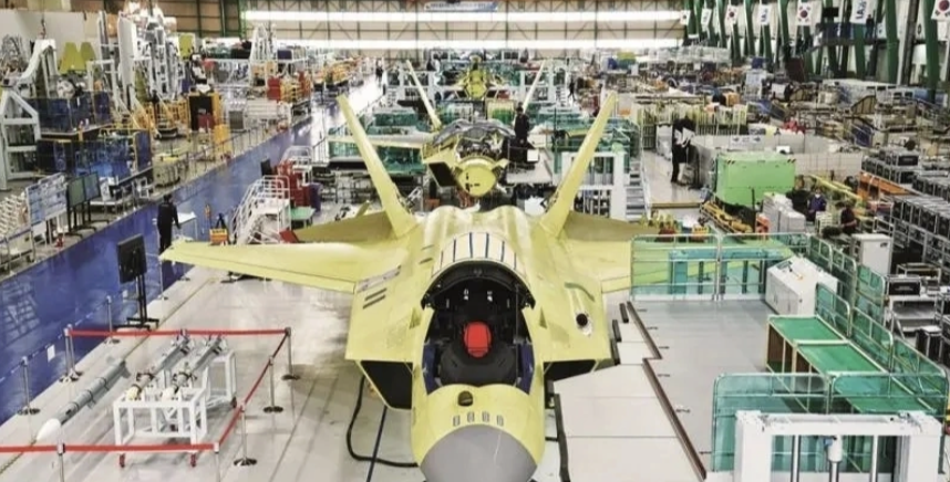 韓國 KF-21「獵鷹」戰機。 圖：擷取自《騰訊網》